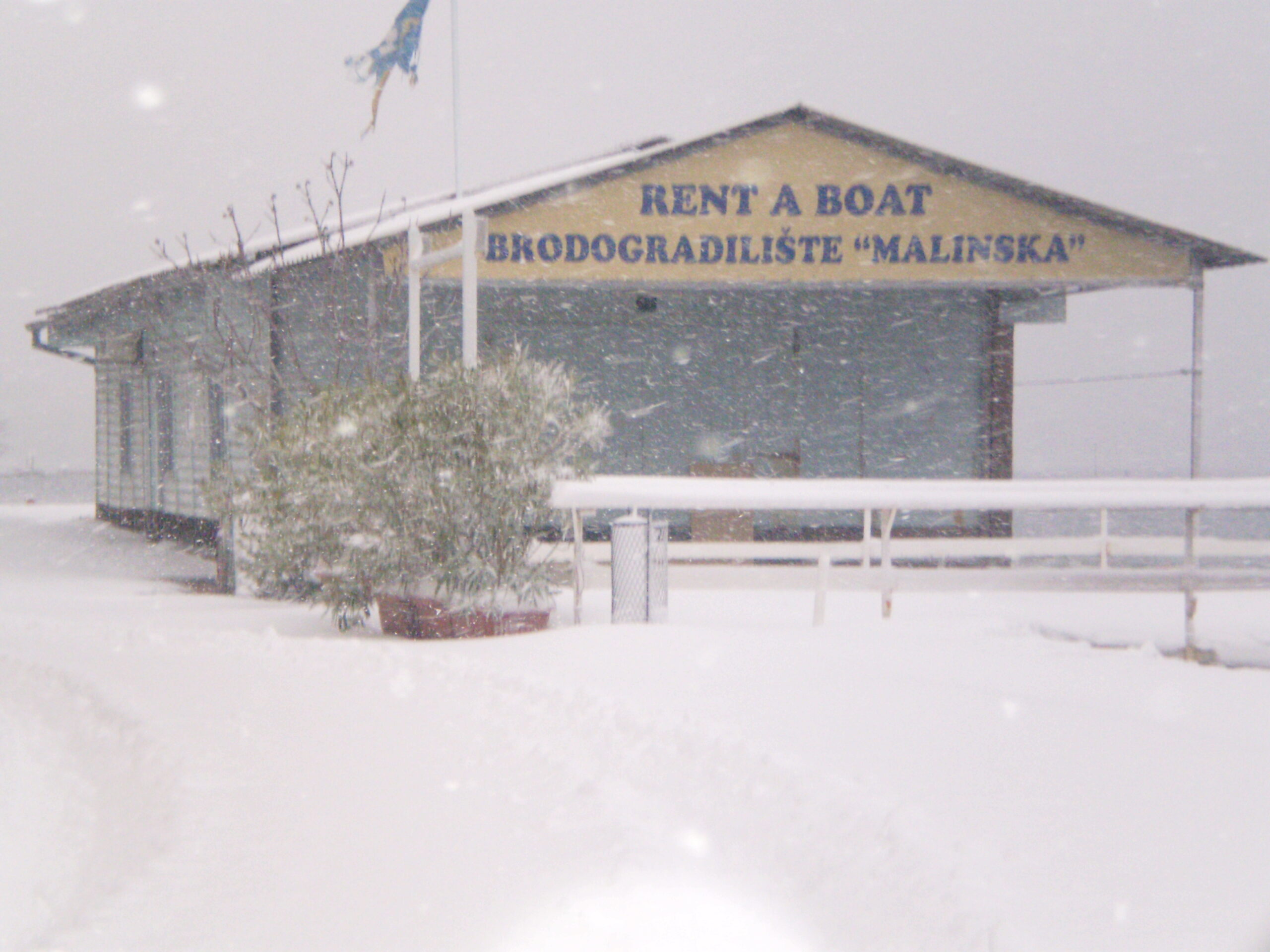 SNIJEG U BRODOGRADILIŠTU